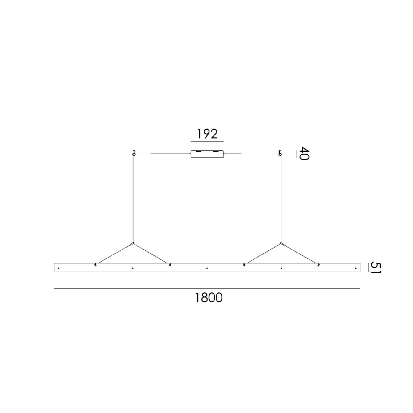 Bridge 180 hanglamp   