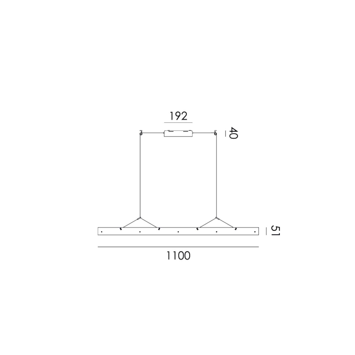 Bridge 110 hanglamp