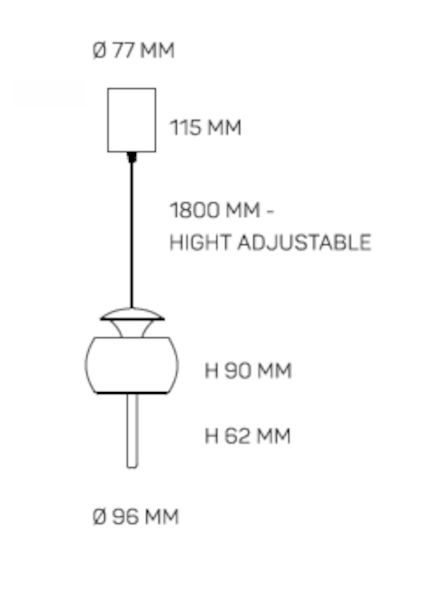 Parachute hanglamp   