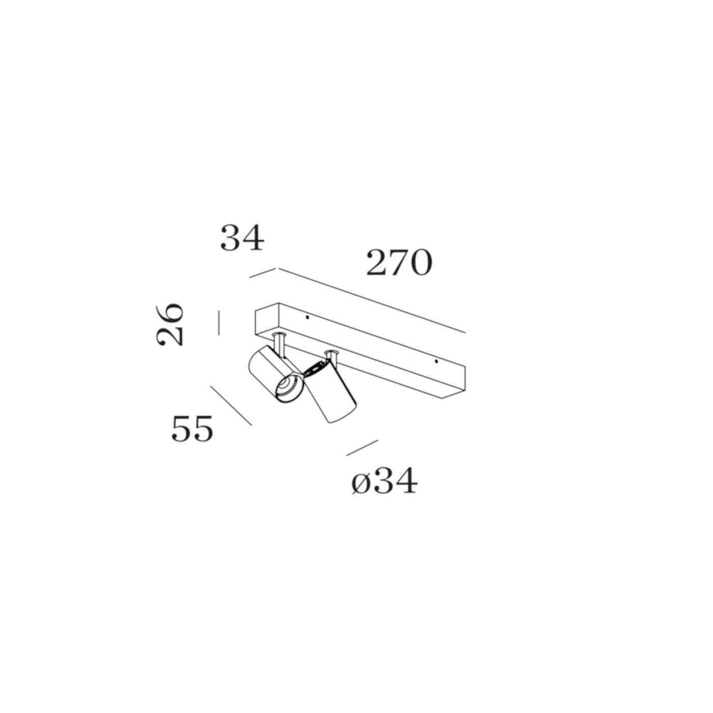 Ceno surface 2.0 plafondlamp