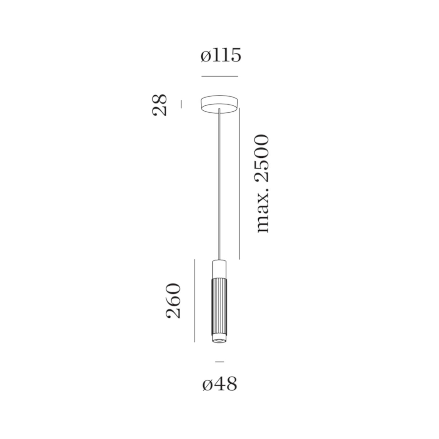 Trace Suspended 2.0 led hanglamp 