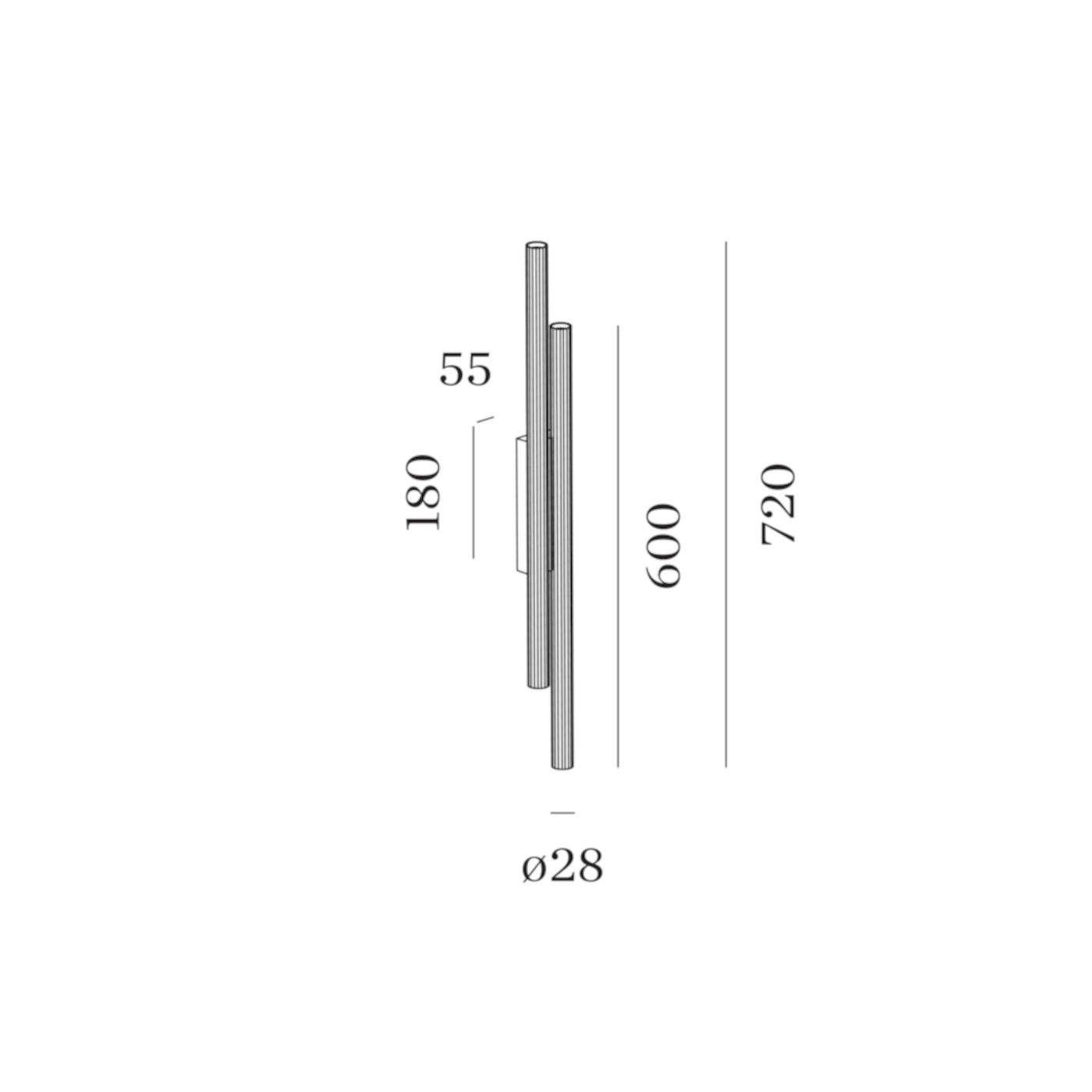 Trace slim wall 2.0 wandlamp     
