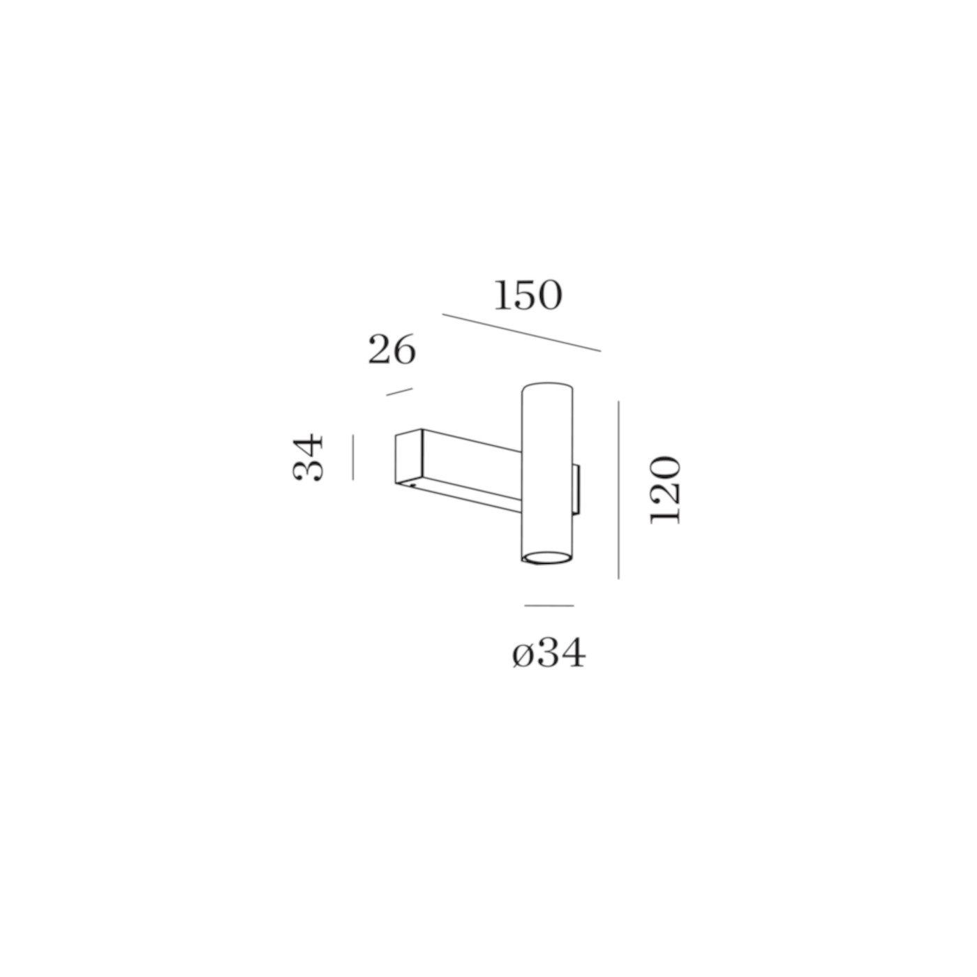 Ceno wall 2.0 wandlamp   