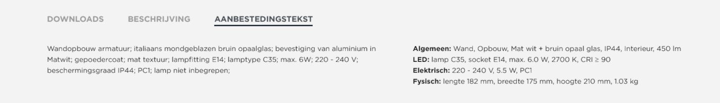 Dro wall  2.0 wandlamp    