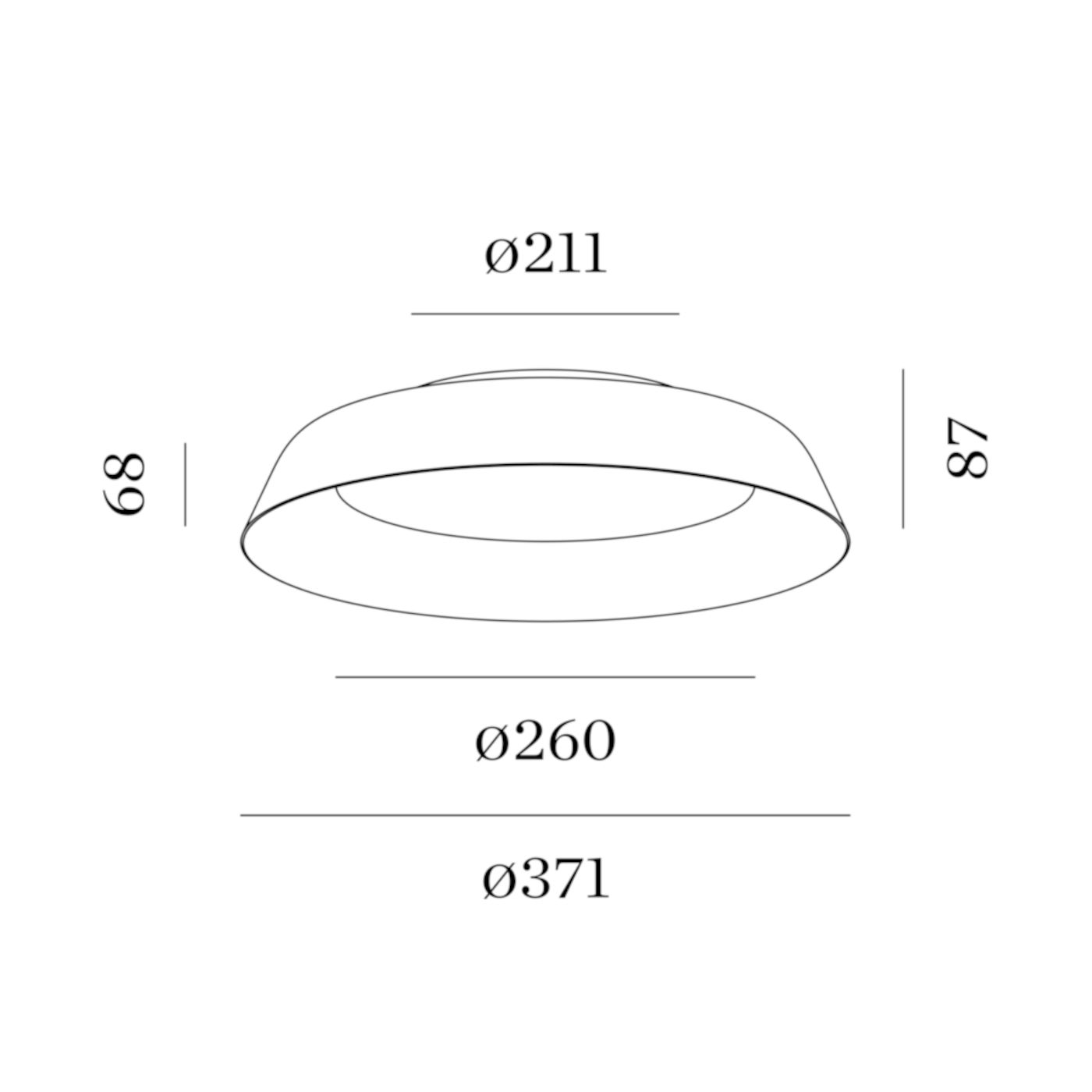 Towna 2.0 plafondlamp 
