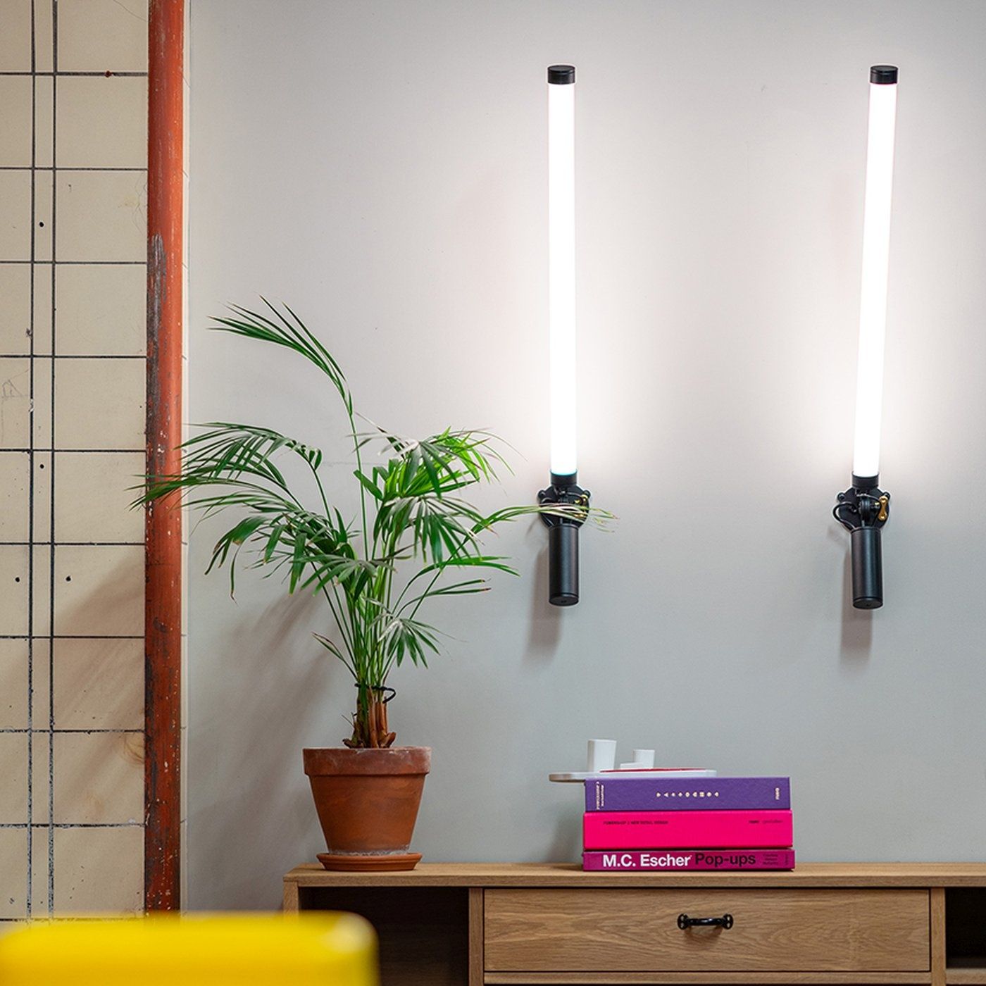 Mr. Tubes Led Wall. Driver on fixture  