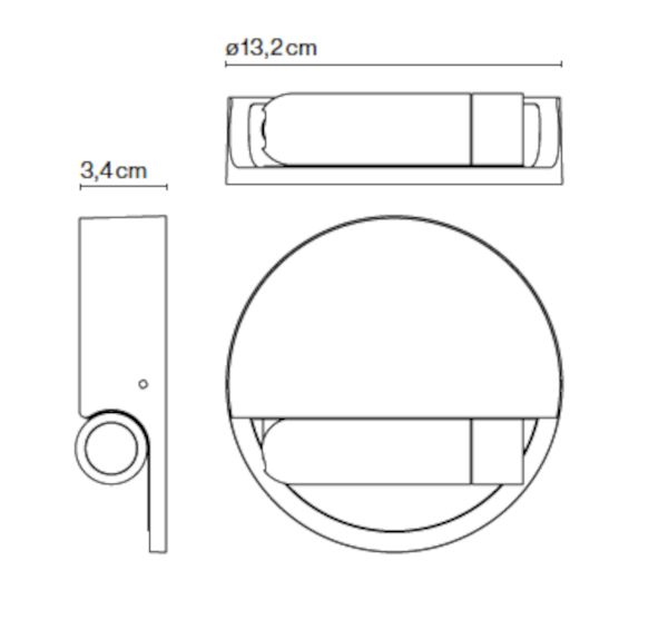 Ledtube R wandlamp 