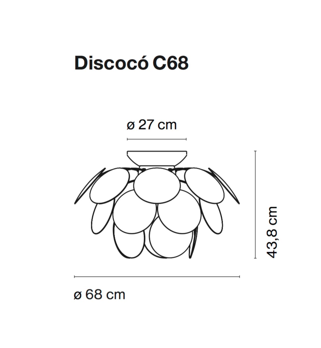 Discocó C68 hanglamp