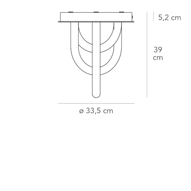 Oort plafondlamp