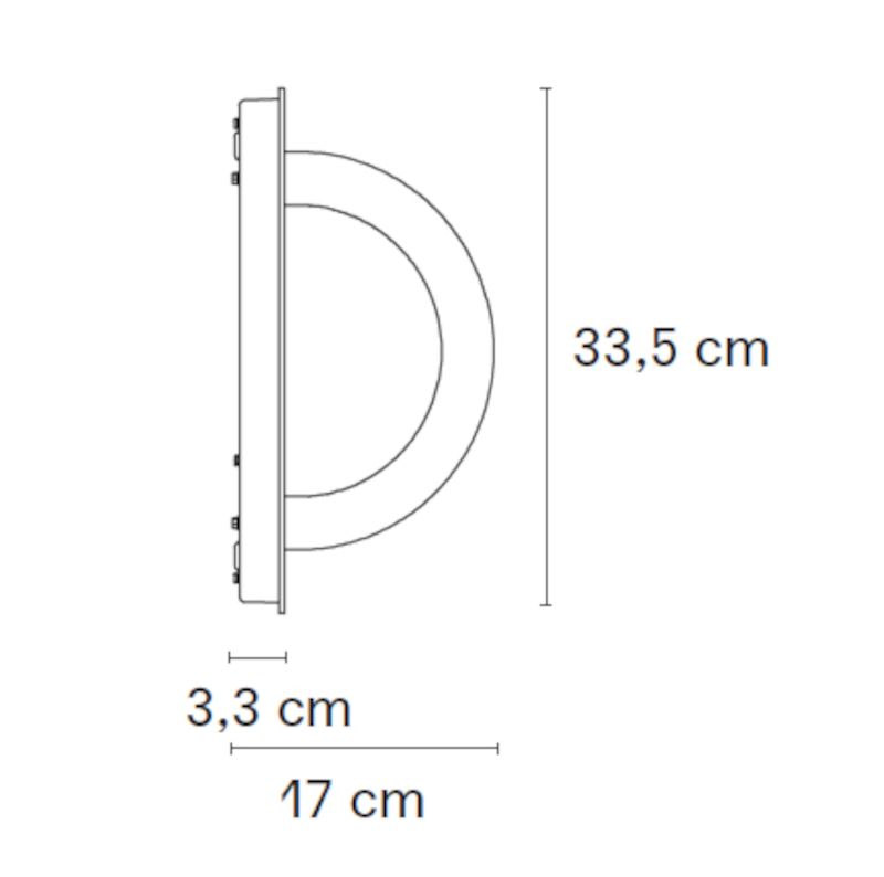 Oort wandlamp