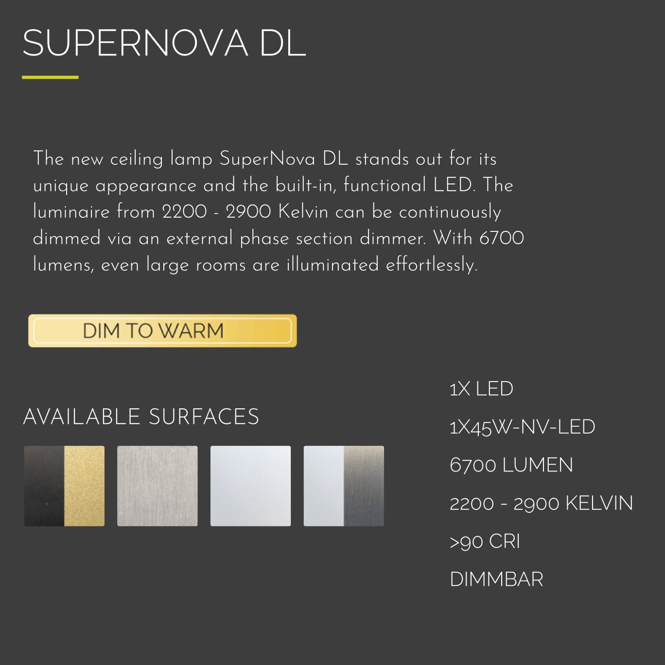 Supernova DL plafondlamp 