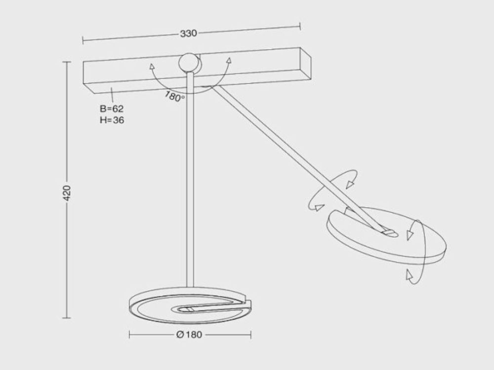 Janus K plafondlamp 