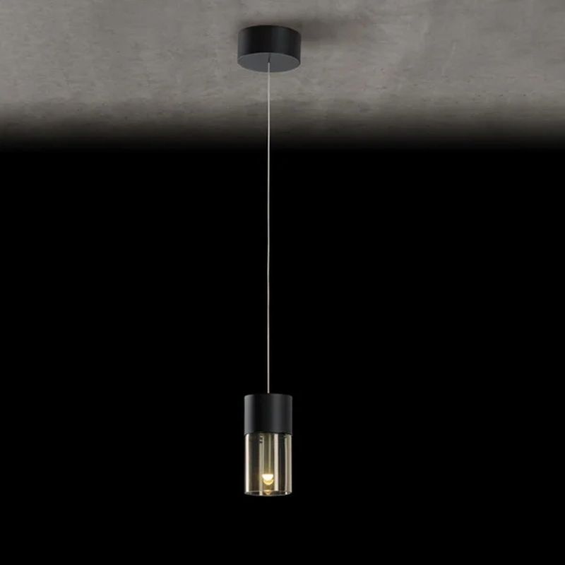 Aura P1 hanglamp. Zwart