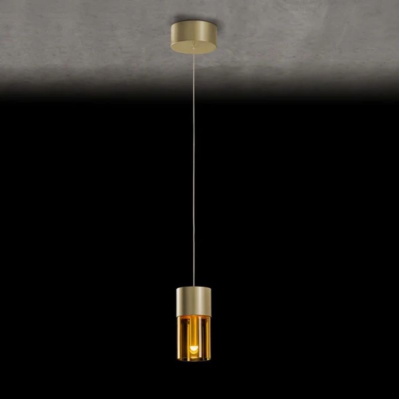 Aura P1 hanglamp. Messing