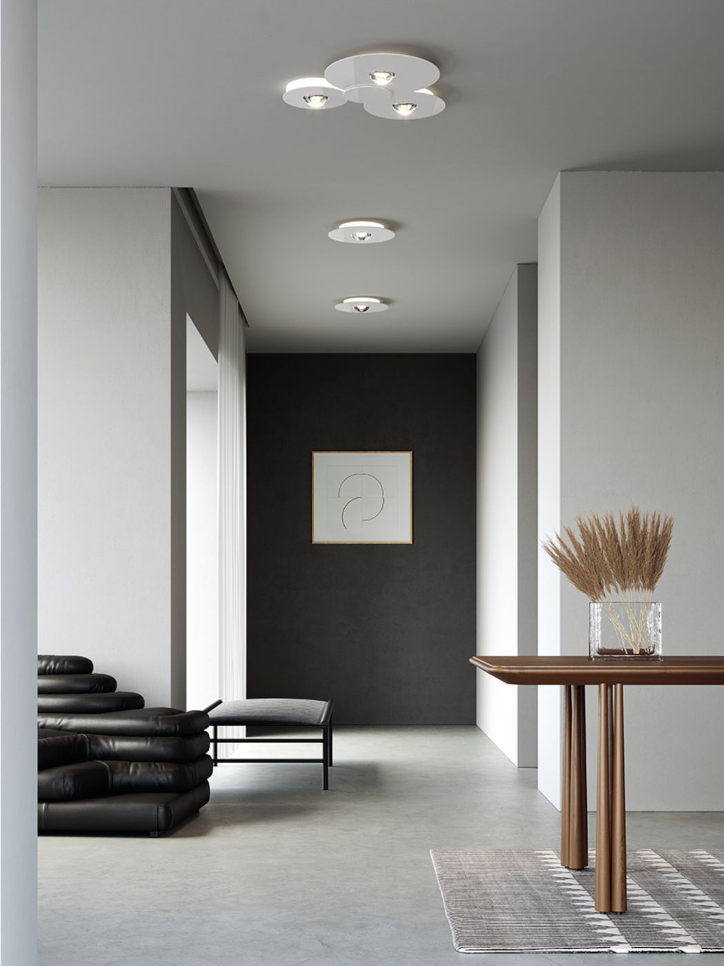 Bugia single plafondlamp 
