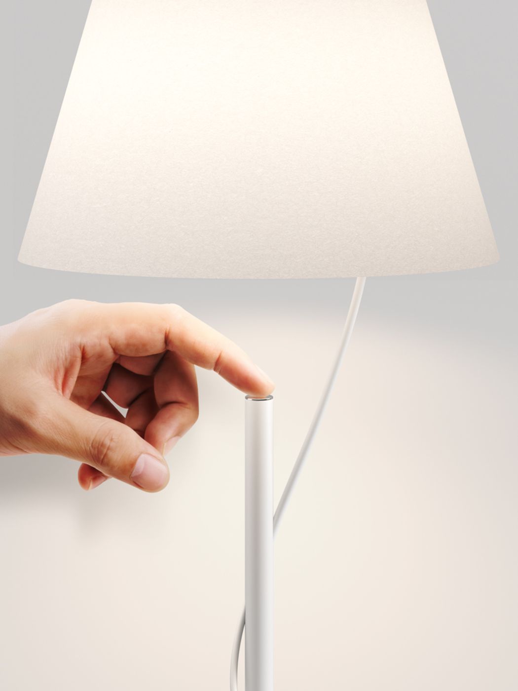 Hover vloerlamp