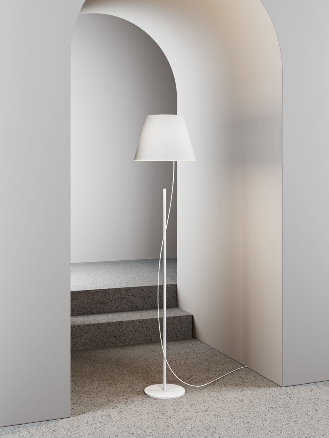 Hover vloerlamp