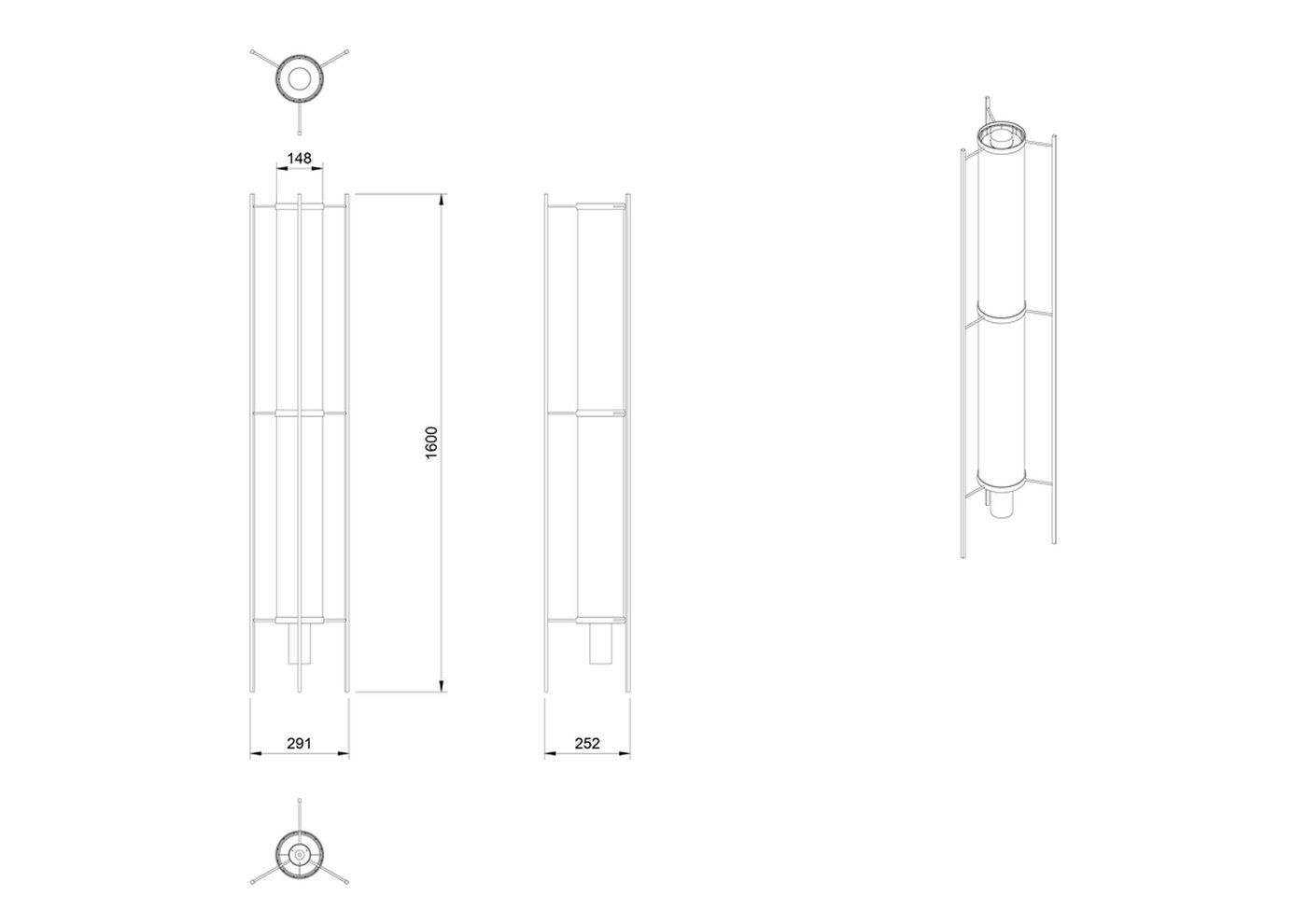 K-46 vloerlamp 