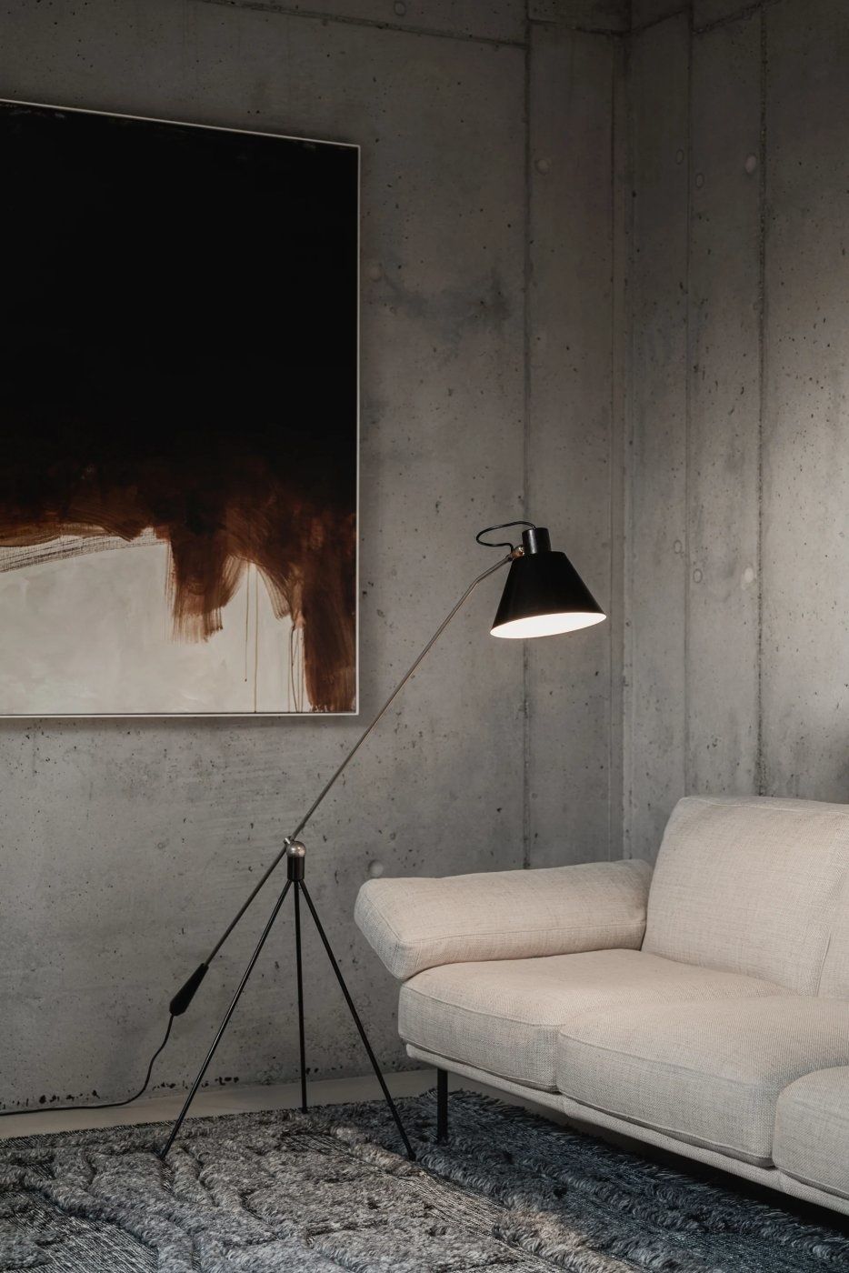 Magneto vloerlamp