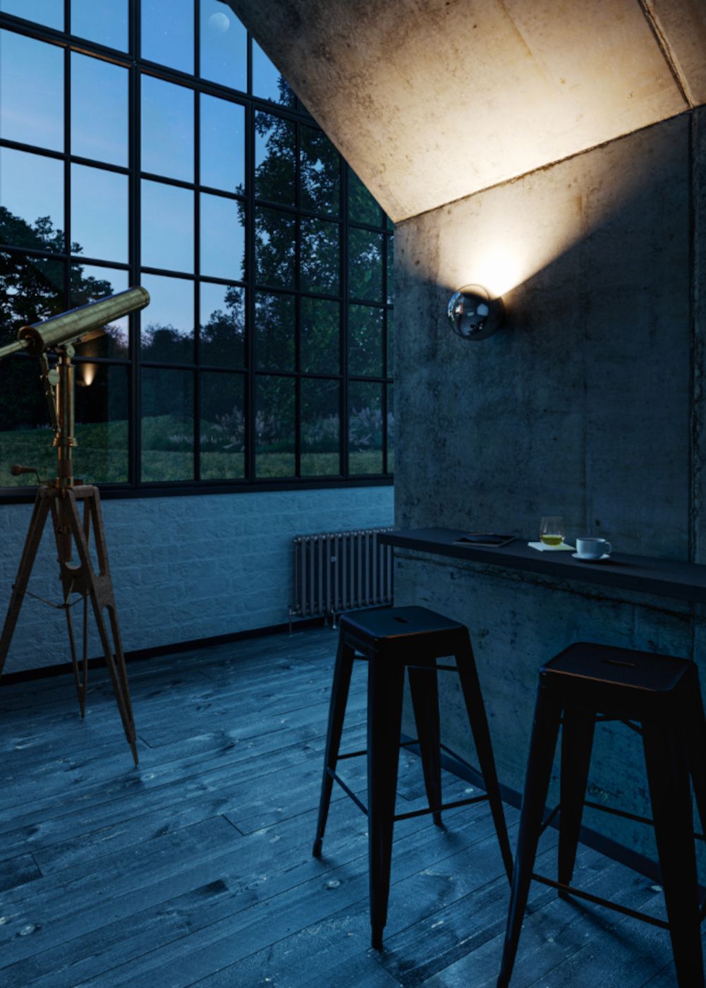 Sfera W wandlamp