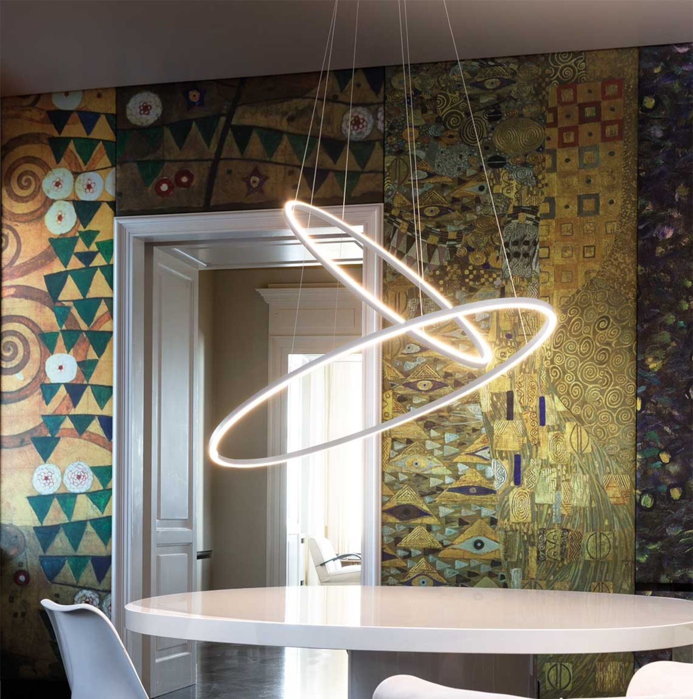 Ellisse double hanglamp