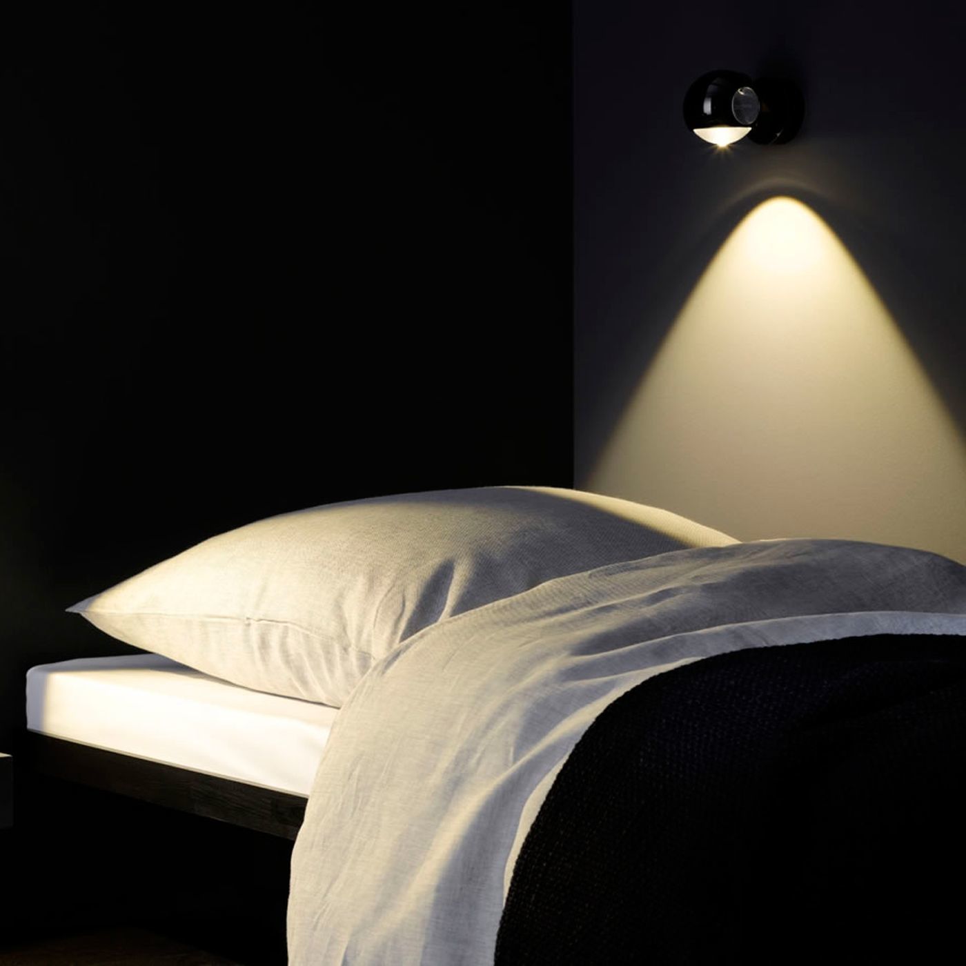 io 3d pico wand/plafondlamp. Black phantom  