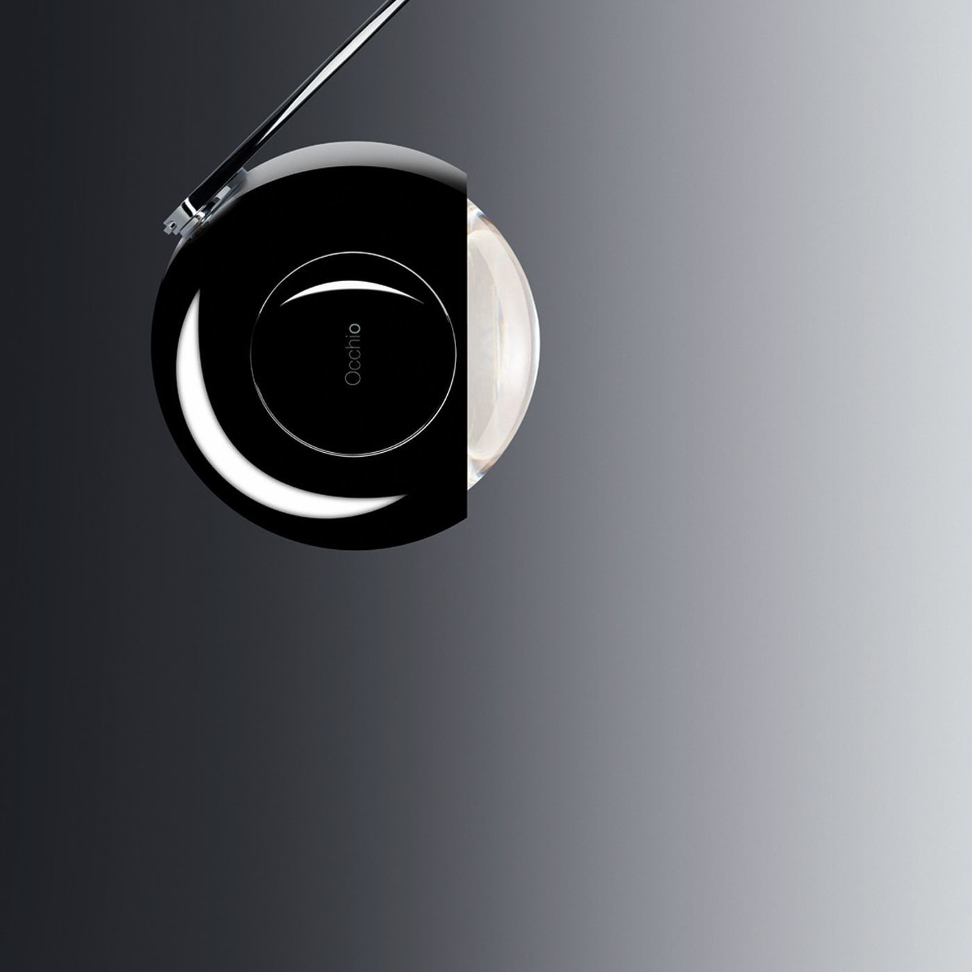 io 3d pico wand/plafondlamp. Black phantom  