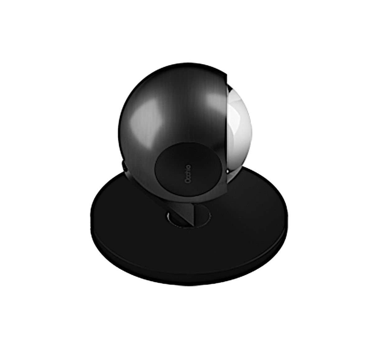 io 3d basso. vloerlamp. Black phantom  