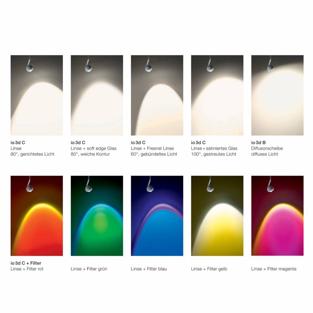io 3d basso. vloerlamp. Black phantom  
