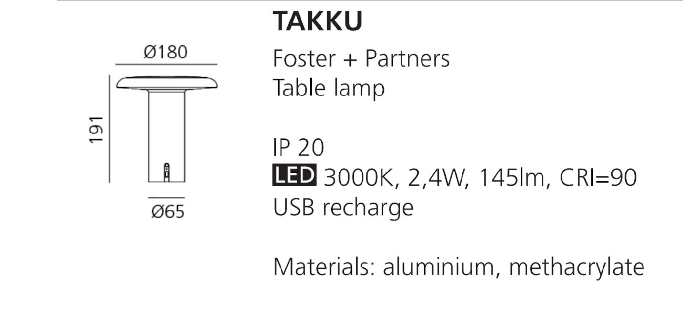 Takku tafellamp led