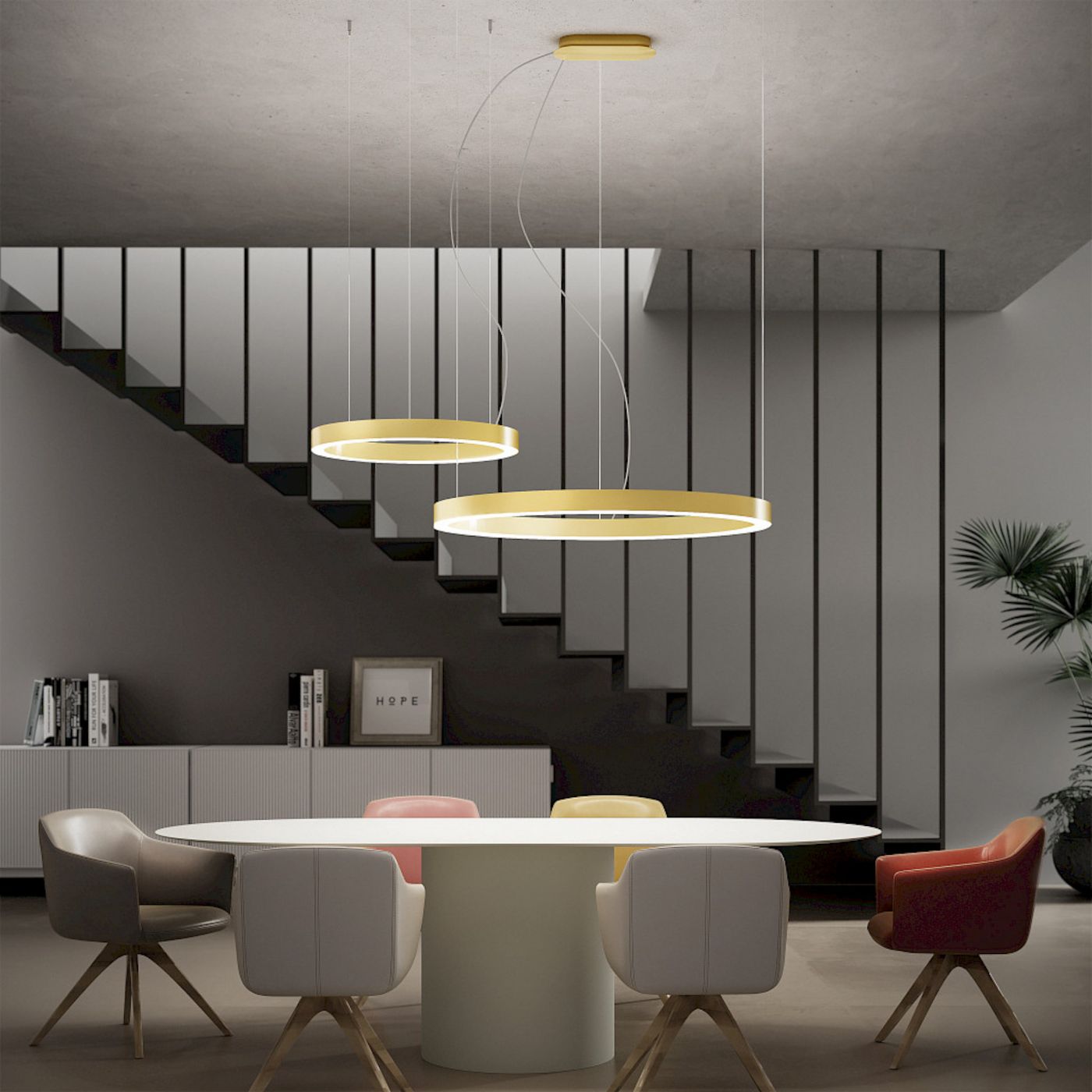 Bellai Home up+downlight Ø95 hanglamp