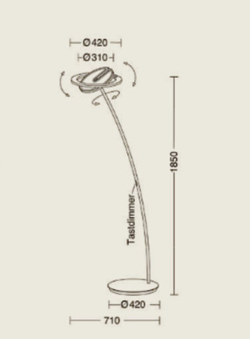 SuperNova DW vloerlamp 