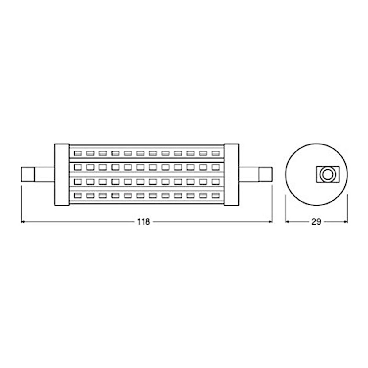 Parathom Line led R7s 118 mm