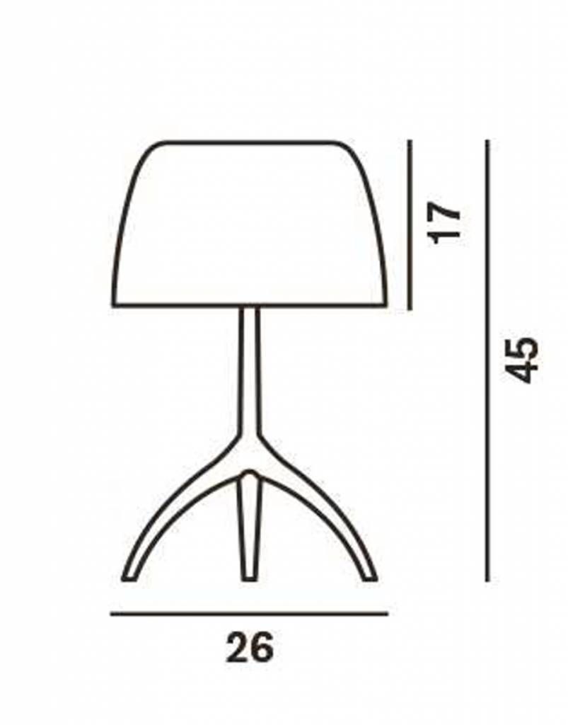 Lumiere Grande tafellamp. On