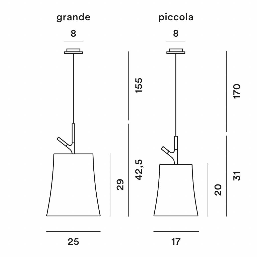 Birdie Grande hanglamp