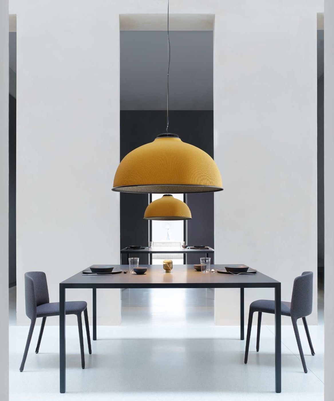 Farel hanglamp. Zwart interieur 