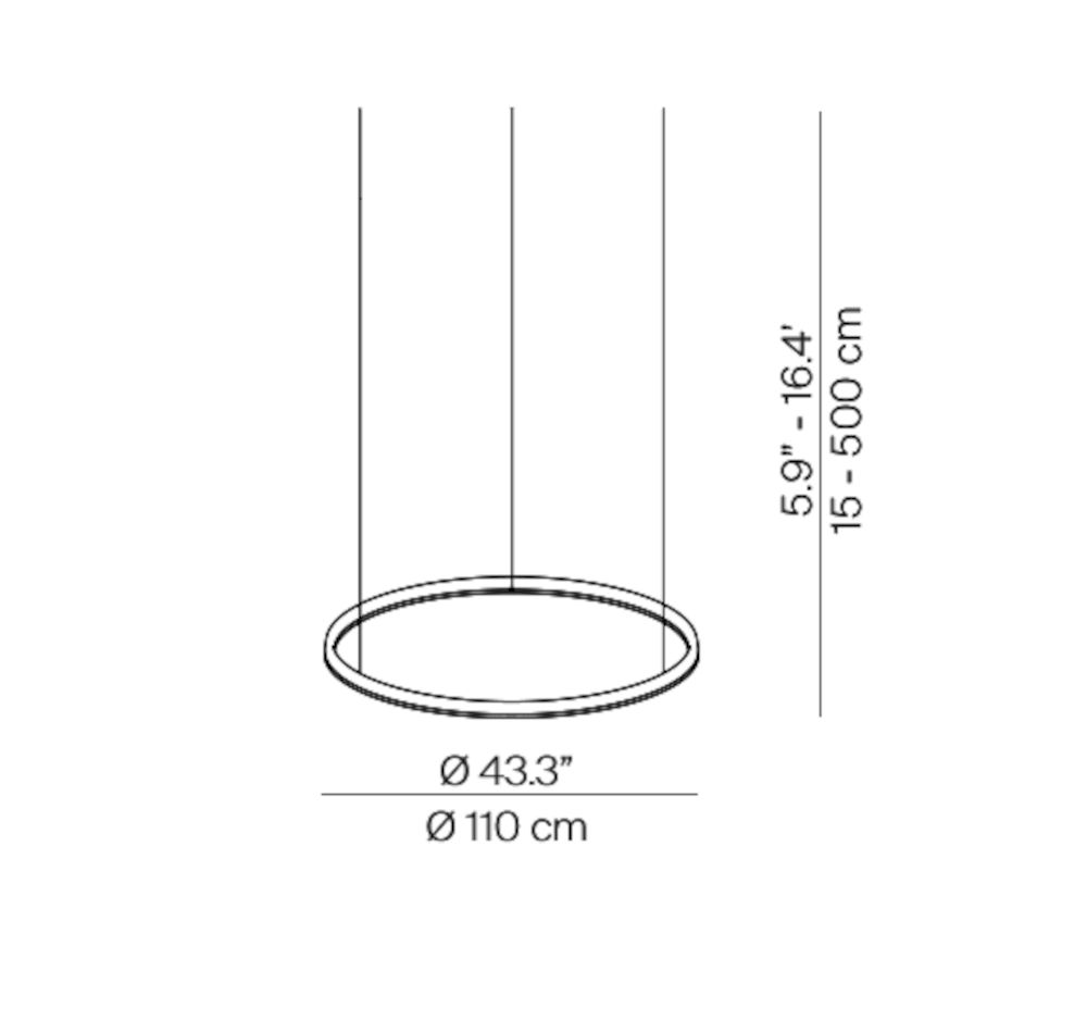 Compendium Circle hanglamp Ø 110 