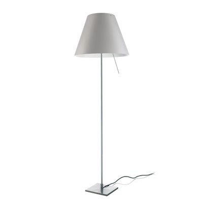 Costanza fixed vloerlamp on/off aluminium 