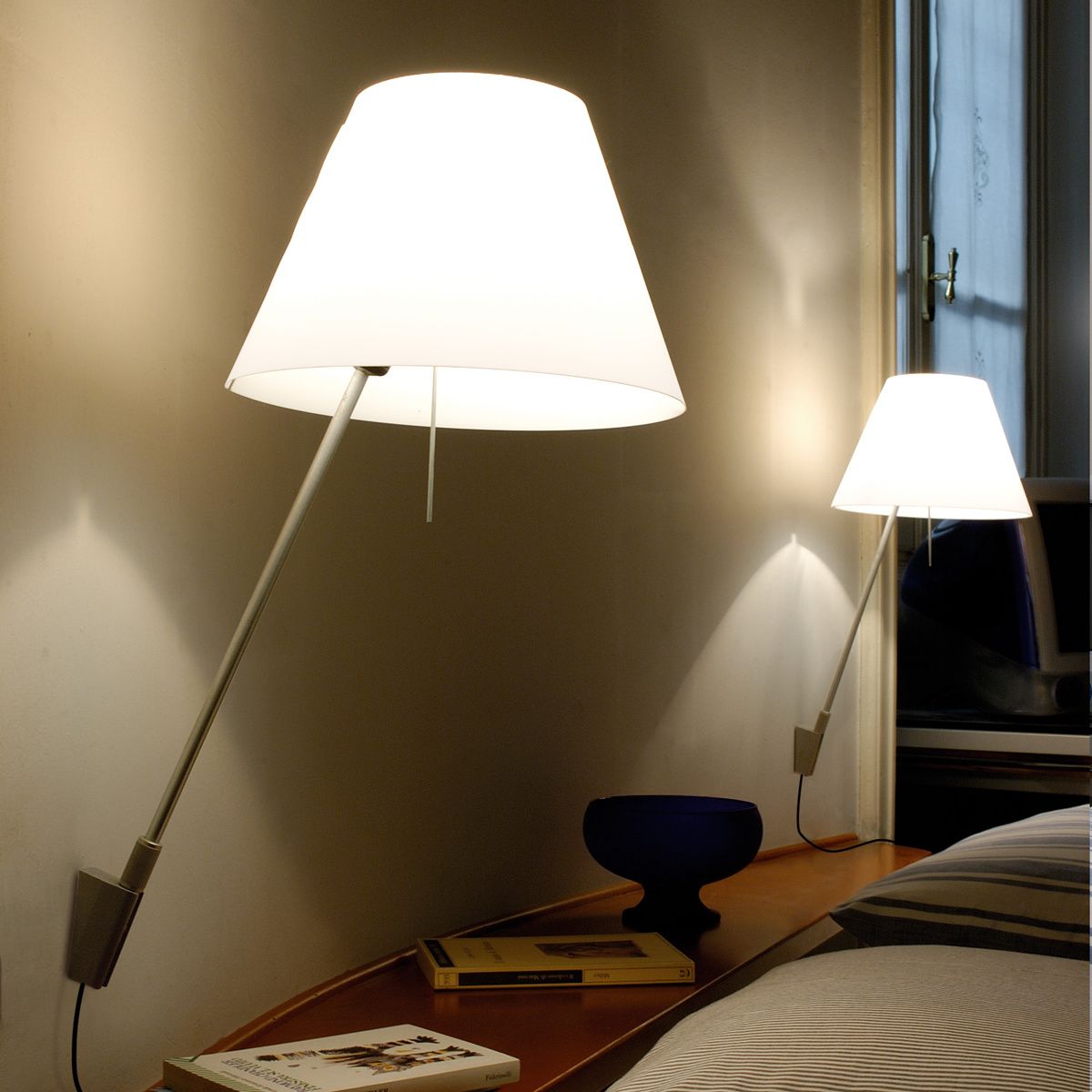 Costanzina wandlamp - Arm: Aluminium