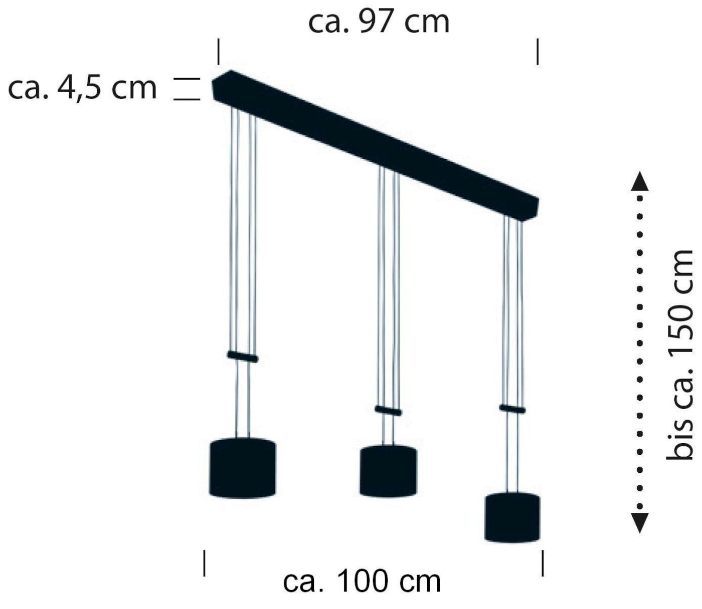 Grazia hanglamp 3 