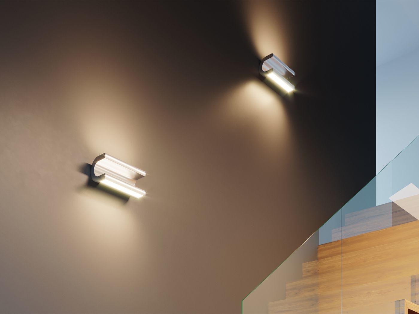 Ricurvo 30 wandlamp