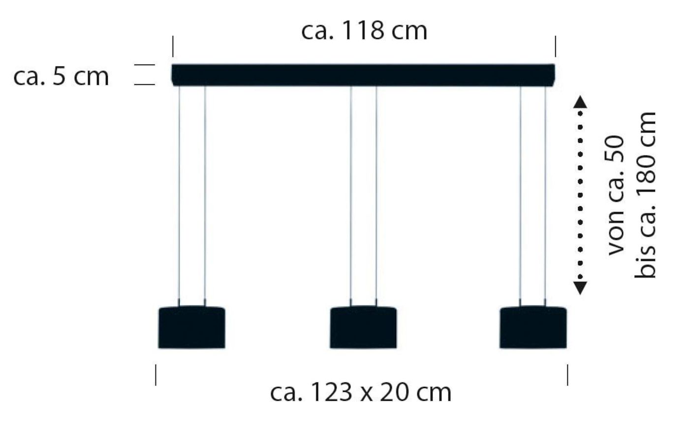 luce elevata Grand flex hanglamp  