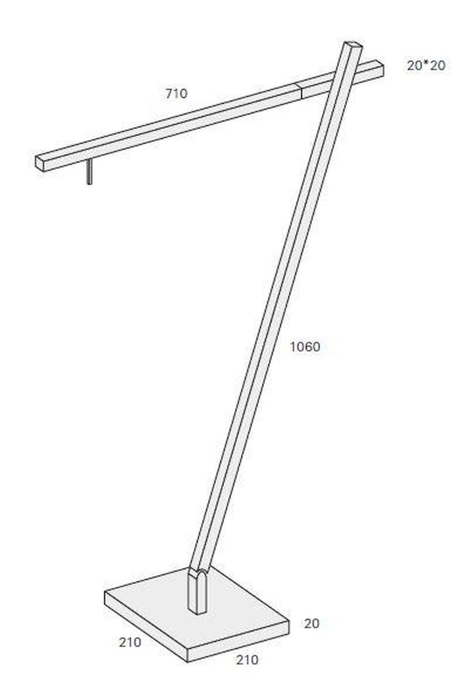 Squadrone vloerlamp