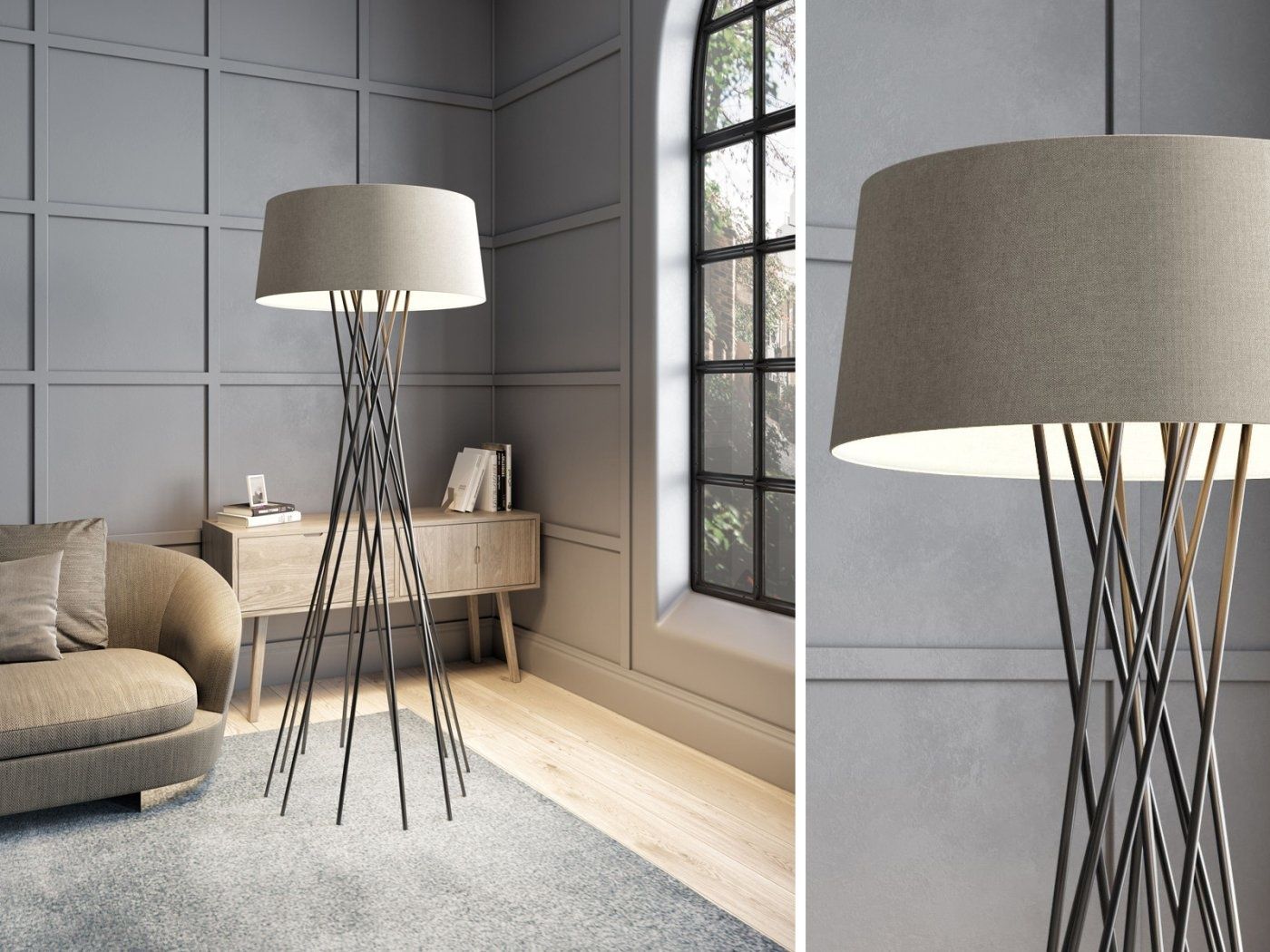 Mikado XL vloerlamp  