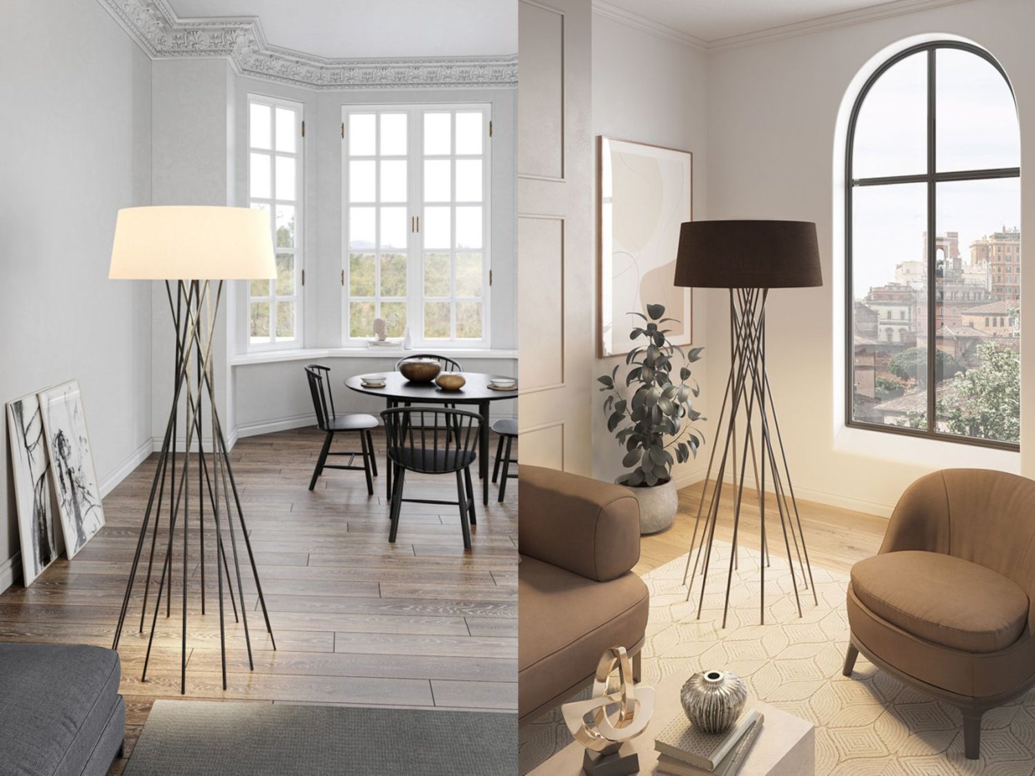 Mikado L vloerlamp
