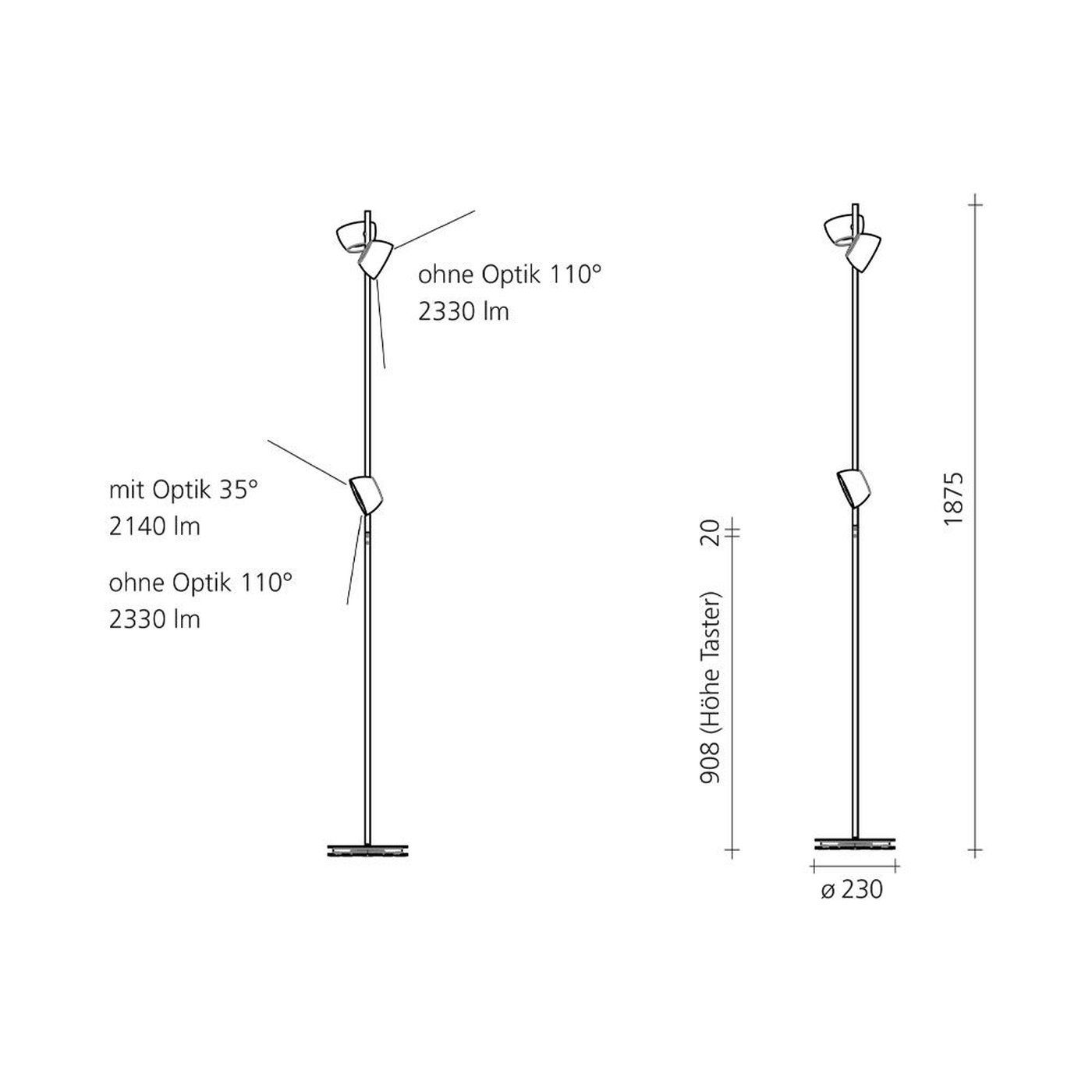 Irio S vloerlamp