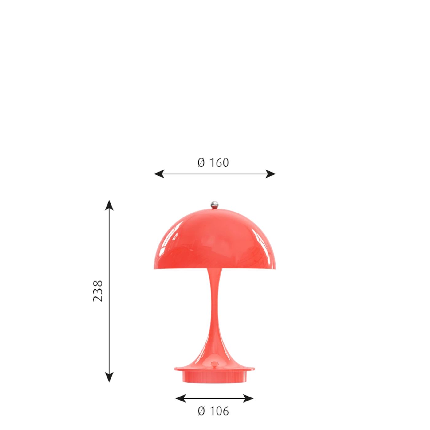 Panthella Portable 160 tafellamp