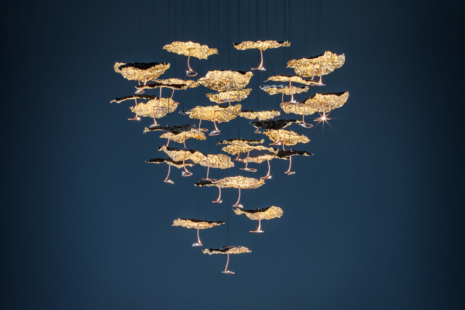 Gold Moon Chandelier hanglamp