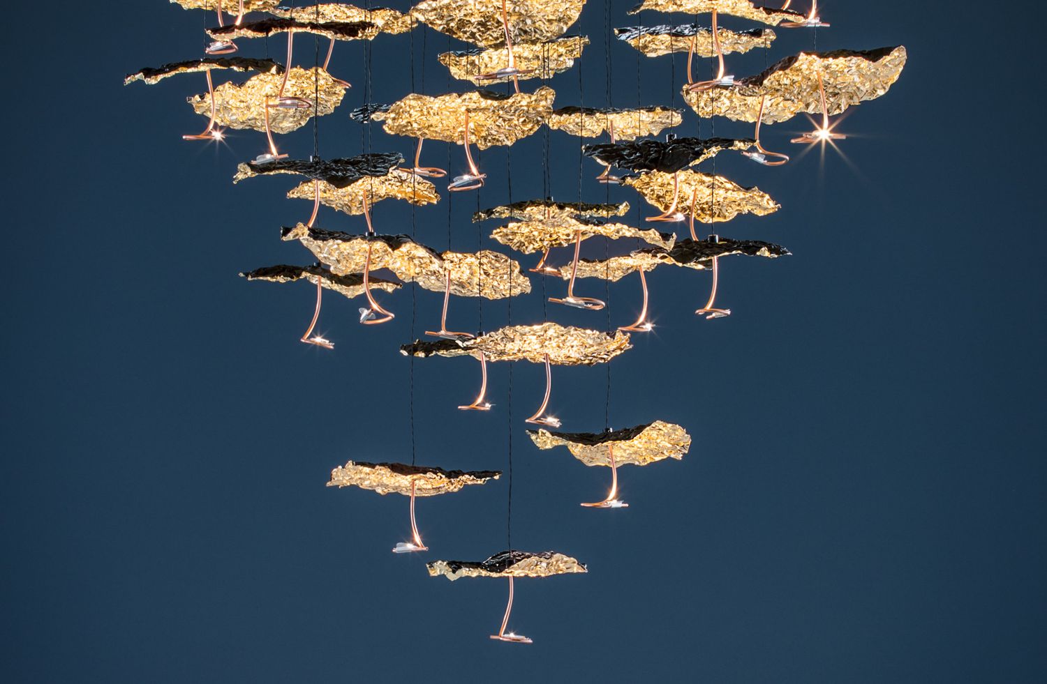 Gold Moon Chandelier hanglamp