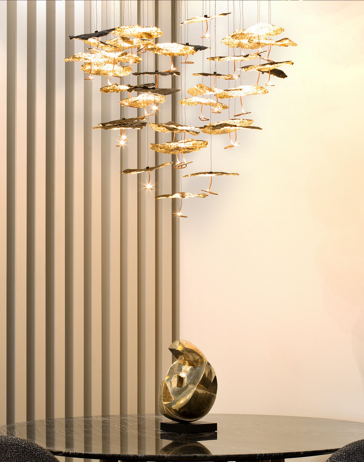 Gold Moon Chandelier hanglamp